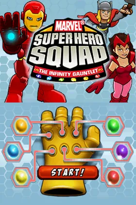 Marvel Super Hero Squad - The Infinity Gauntlet (USA) (En,Fr) screen shot title